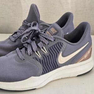 Nike Gray and White Athletic Shoes